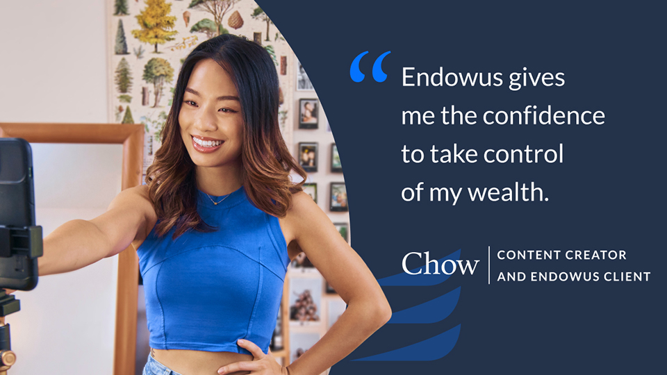 Chow Jia Hui, host and content creator, Endowus client - read about her personal finance and investment journey