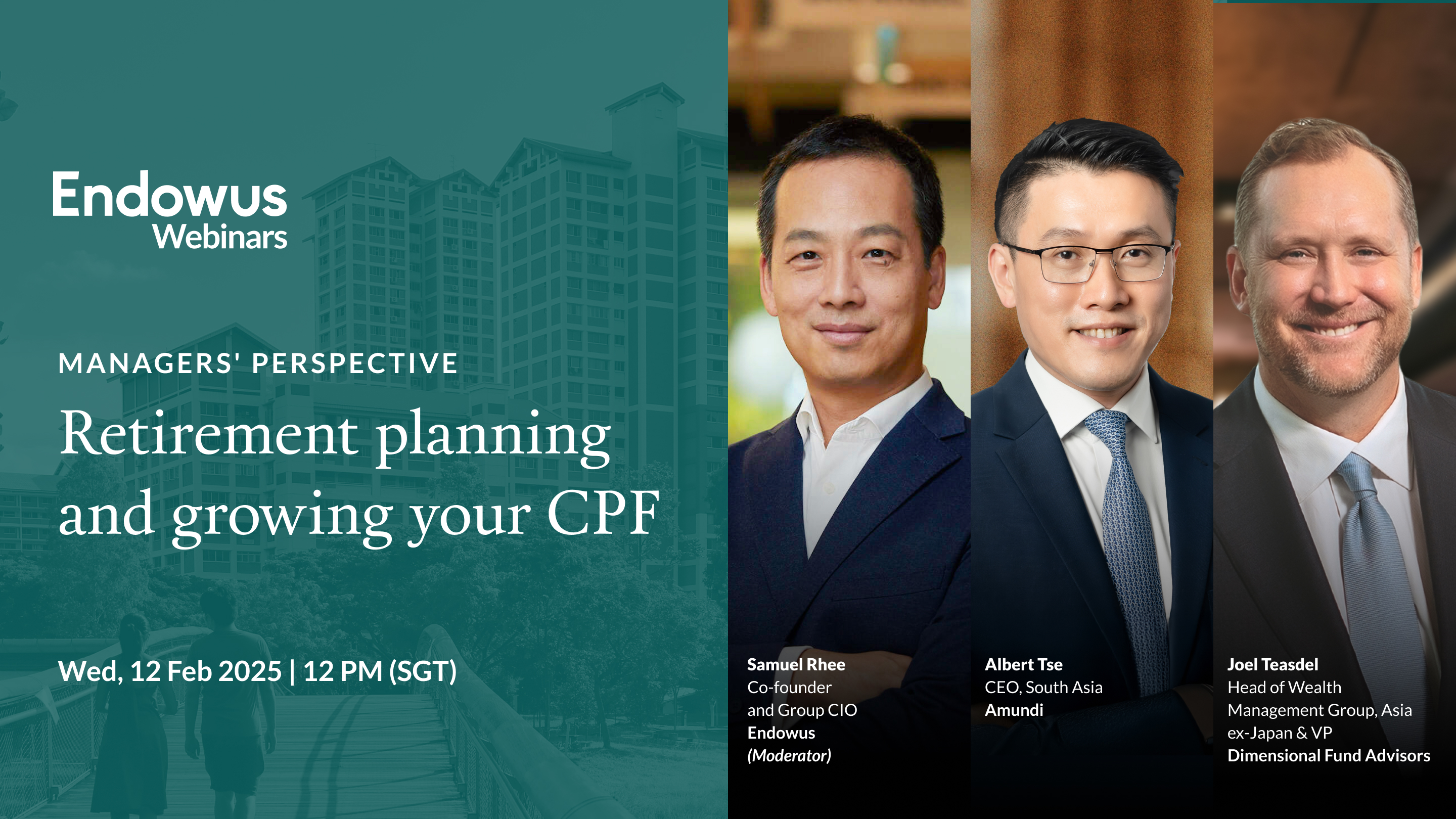 endowus retirement planning and cpf investing webinar