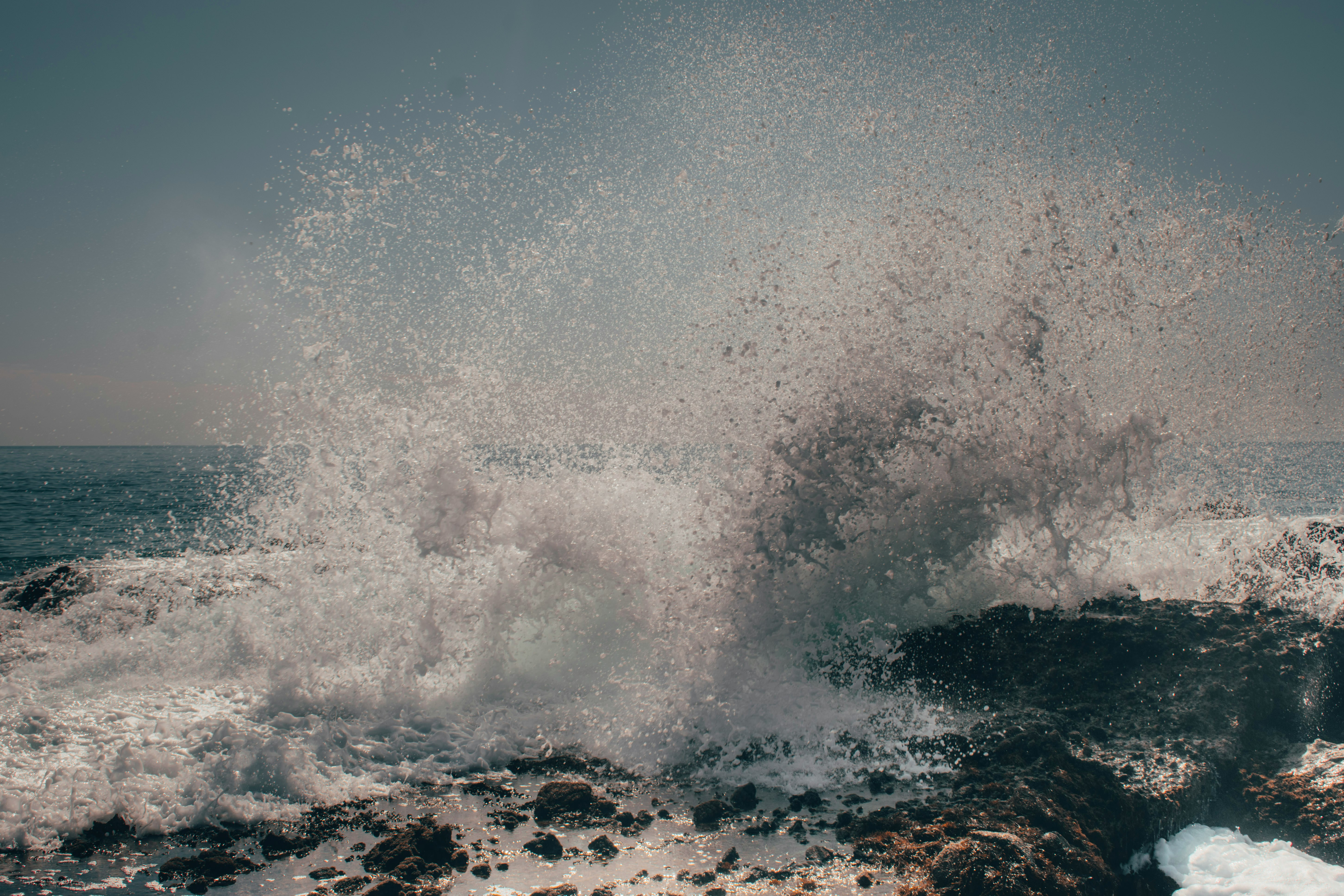 crashing waves