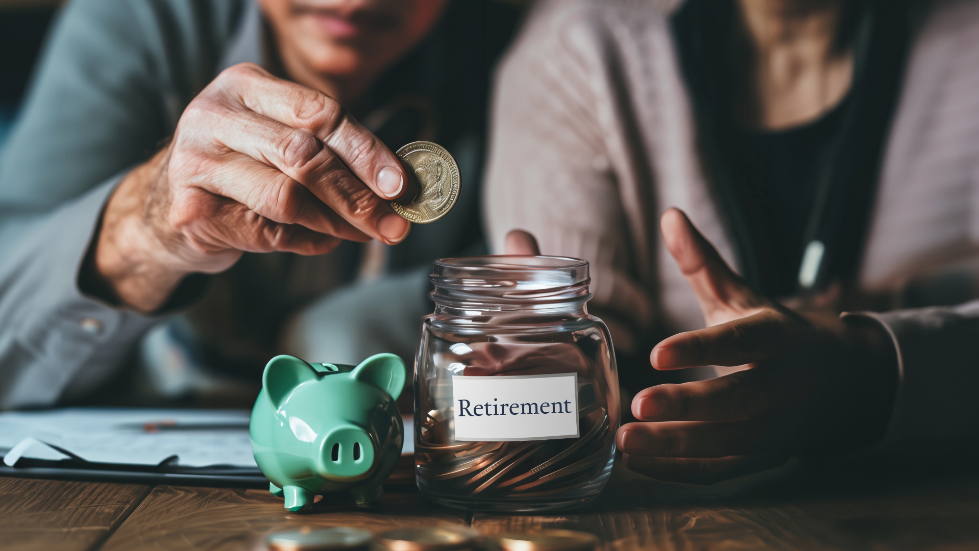 People saving for retirement