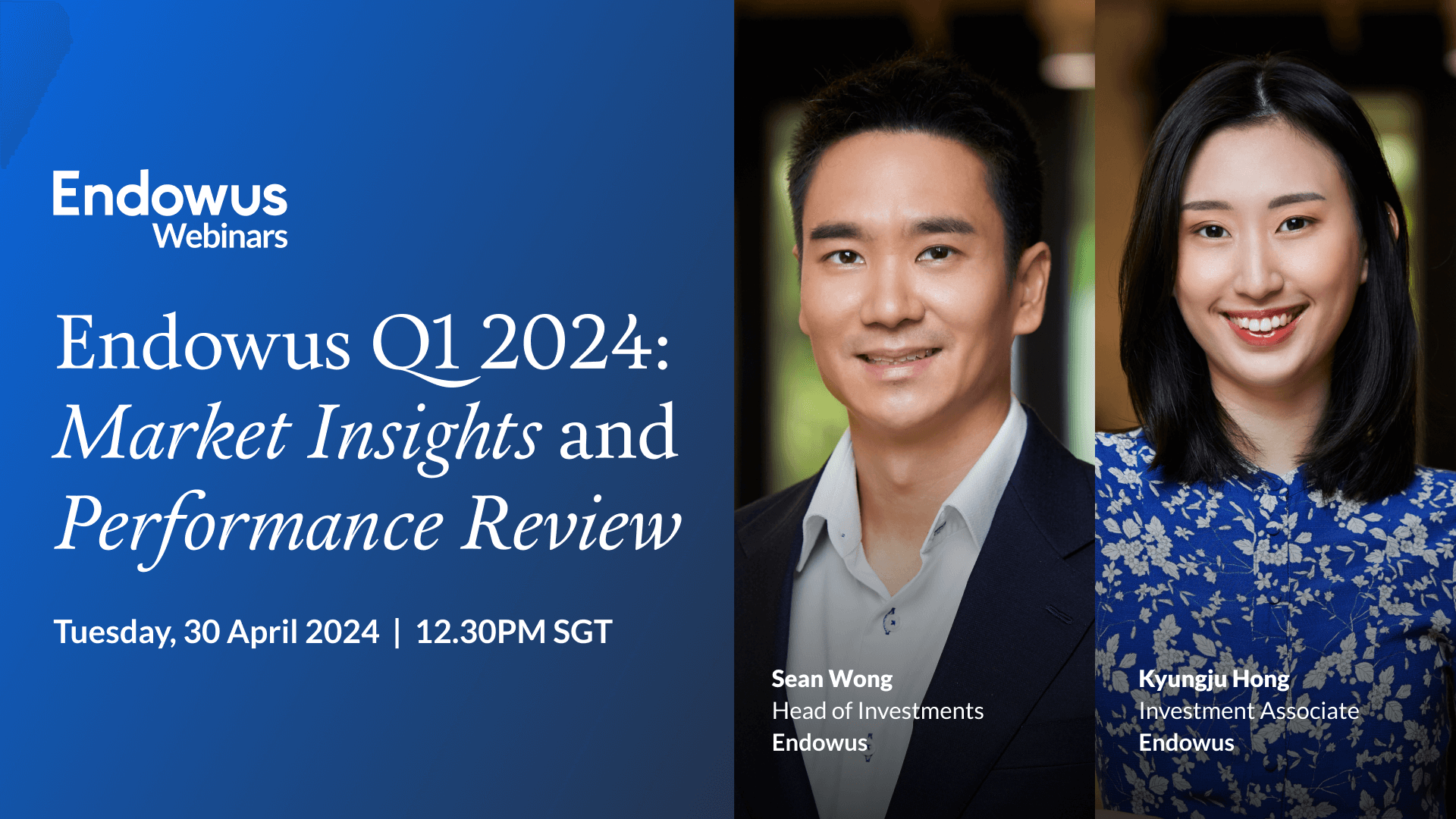 Endowus Q1 2024 Market Insights and Performance Review webinar